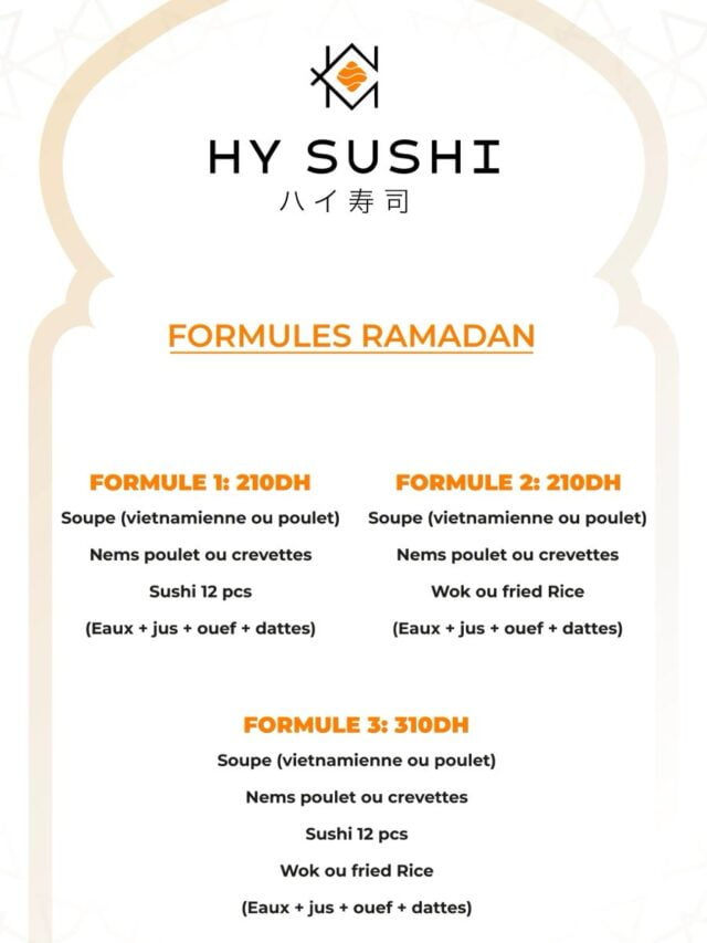 Spécial Ramadan 🌙 HYSUSHI