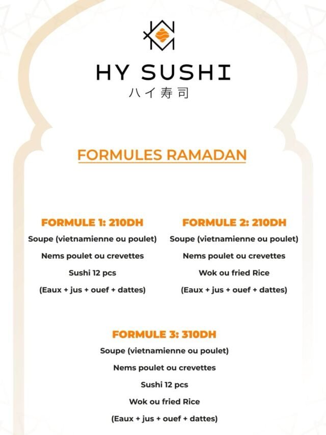 Spécial Ramadan 🌙 HYSUSHI